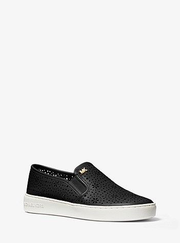 Kane Perforated Leather Slip-On Sneaker | Michael Kors US