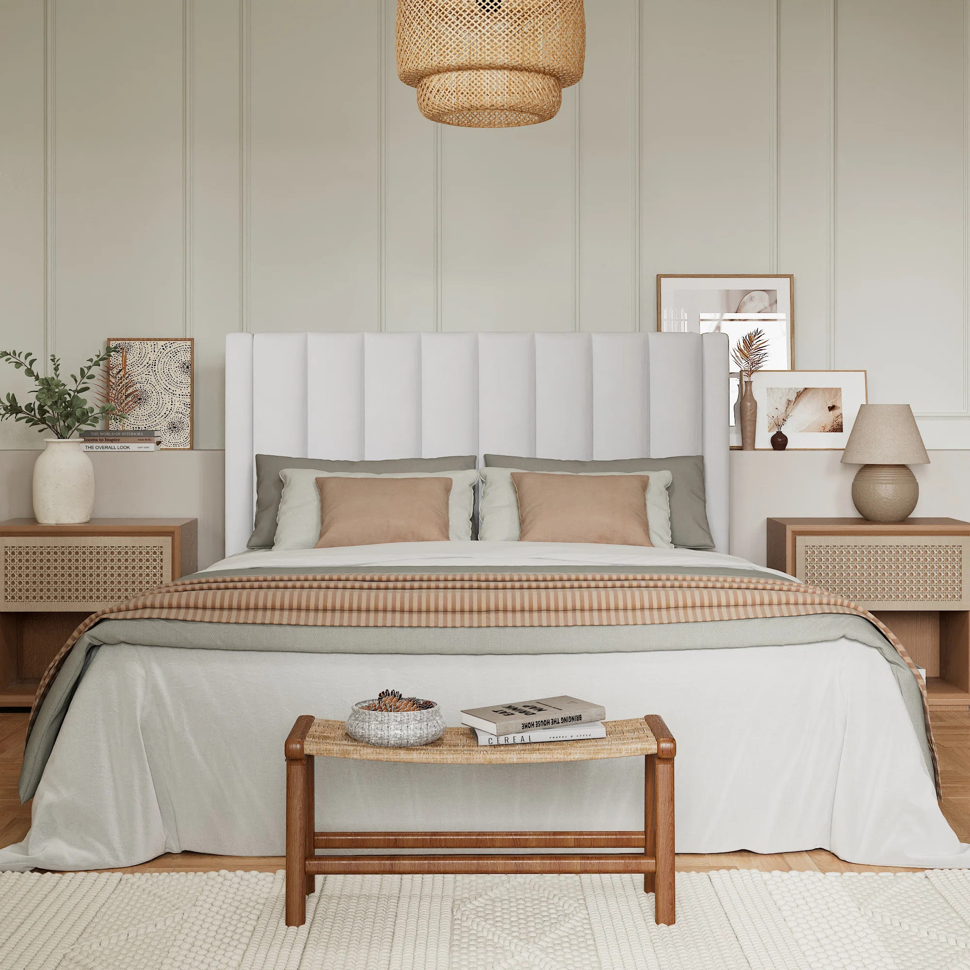 Cleo Velvet Upholstered Platform Bed | Wayfair North America