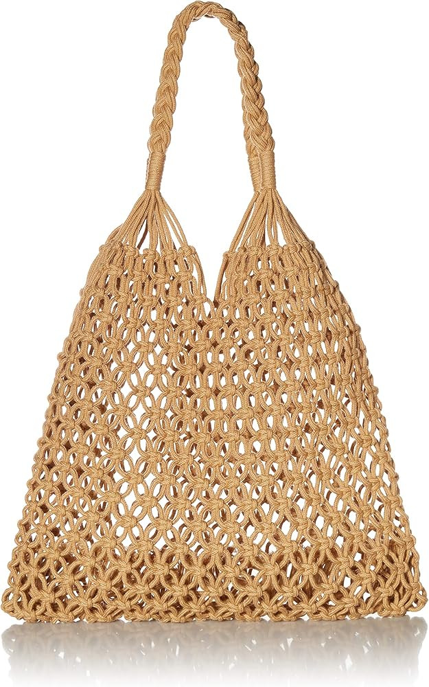 Hixixi Cotton Rope Travel Beach Fishing Net Handbag Shopping Woven Shoulder Bag for Women Girls | Amazon (US)