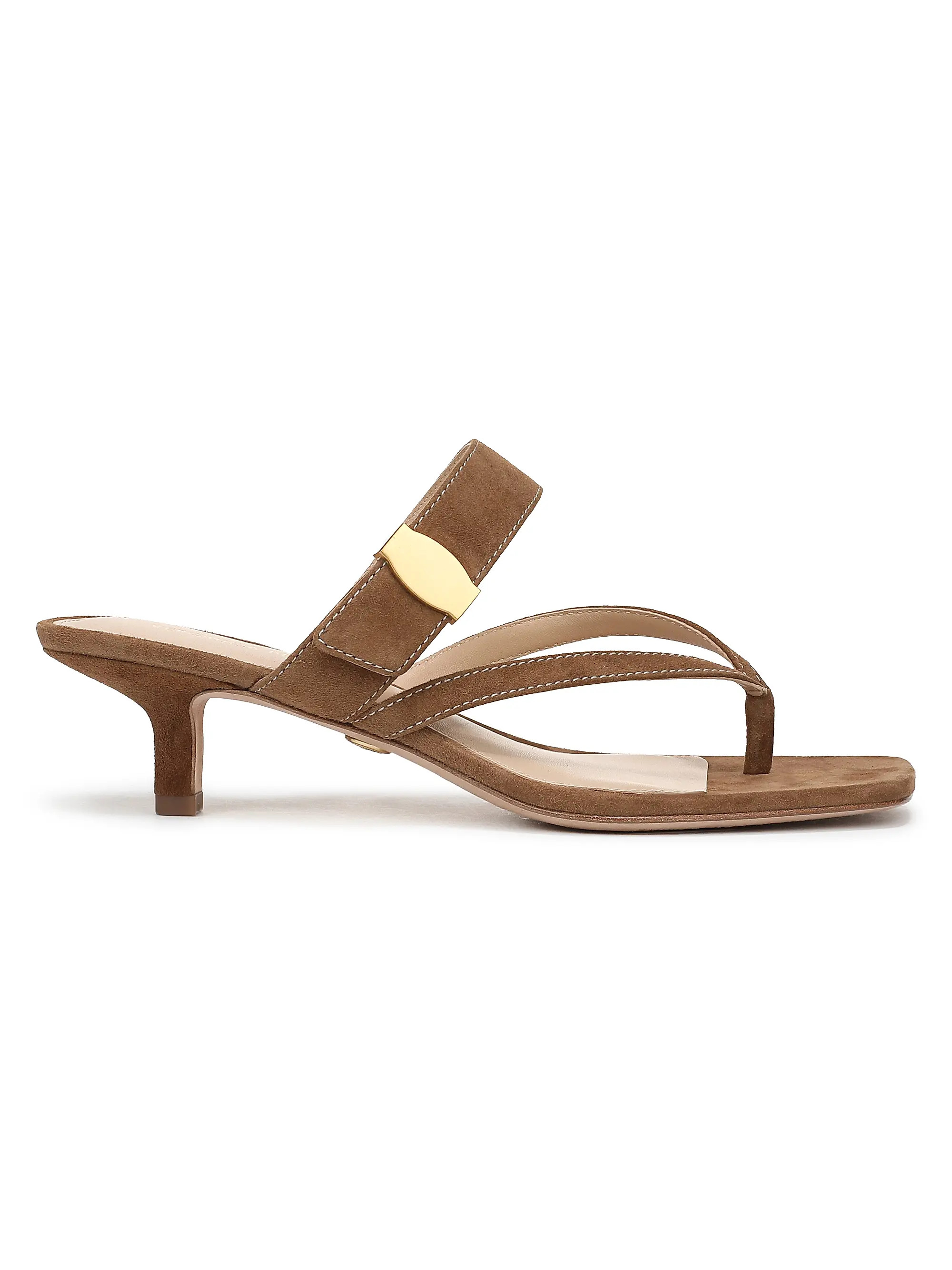 Veronica Beard Salva Dash 45MM Suede Sandals | Saks Fifth Avenue | Saks Fifth Avenue
