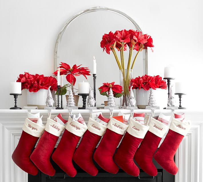 Classic Velvet Stockings - medium  | Pottery Barn (US)