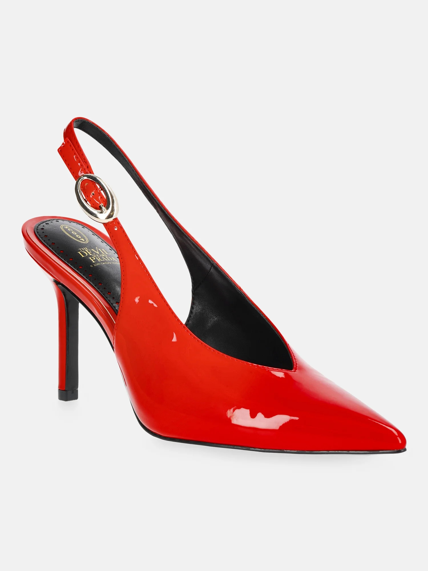 Devil Wears Prada Scoop Collection Women's Pointed Toe Slingback Heels | Walmart (US)