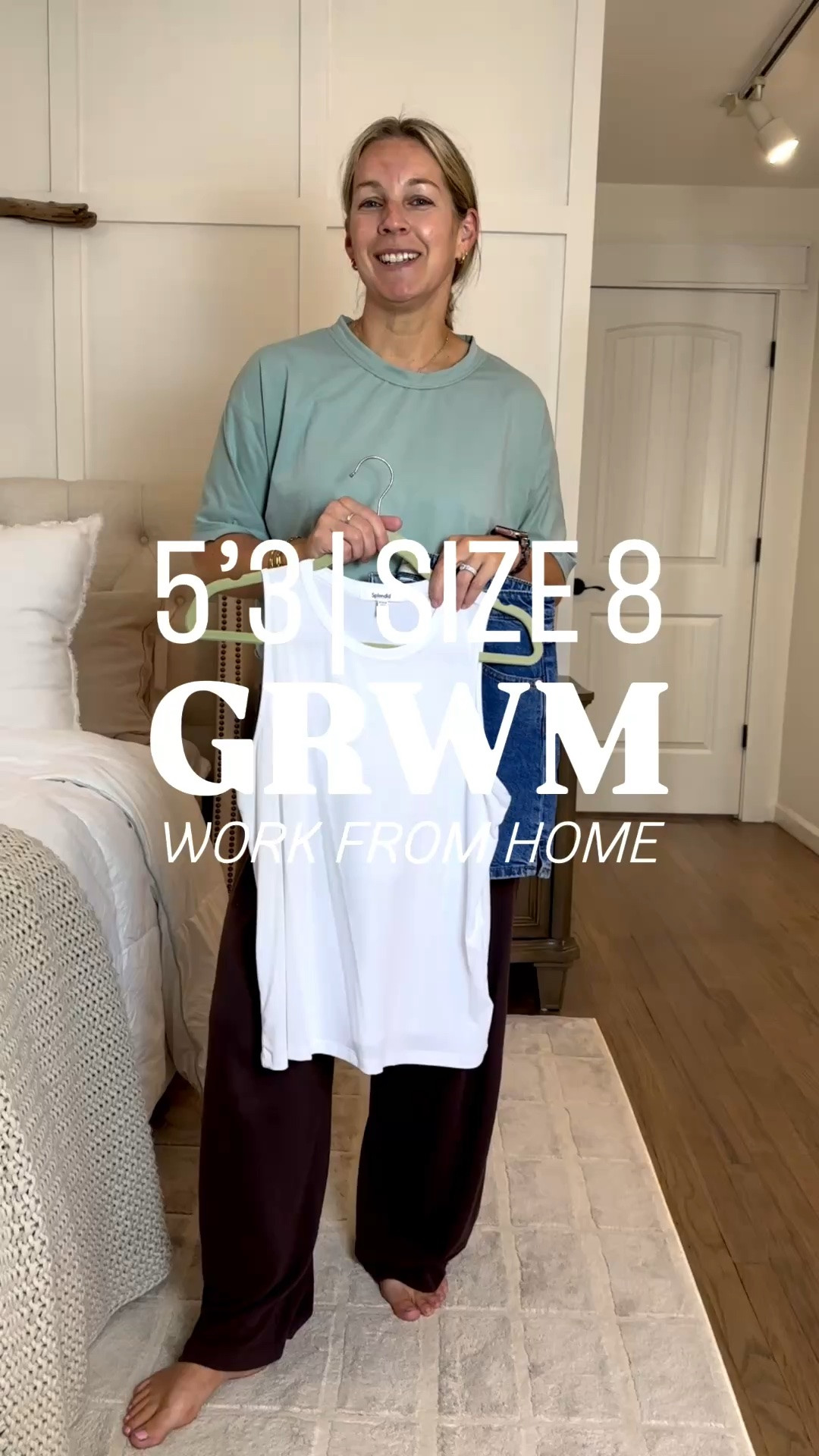 Mediums in everything!! Size 10 in the shorts. They run small by a size I’d say. I’m a true 8. Super soft, amazing materials with the tops and the shorts are nice and soft too! Really comfy outfit all day! The sweater is a must have staple!

#LTKdayinmylife #LTKgrwm #LTKootd