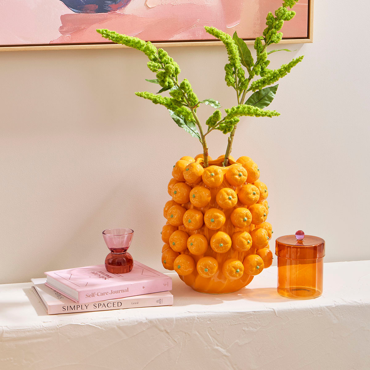 Clementine Orange Vase | Pillow Talk AU