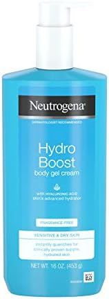 Neutrogena Hydro Boost Fragrance-free Hydrating Body Gel Cream, 16 Ounce | Amazon (US)