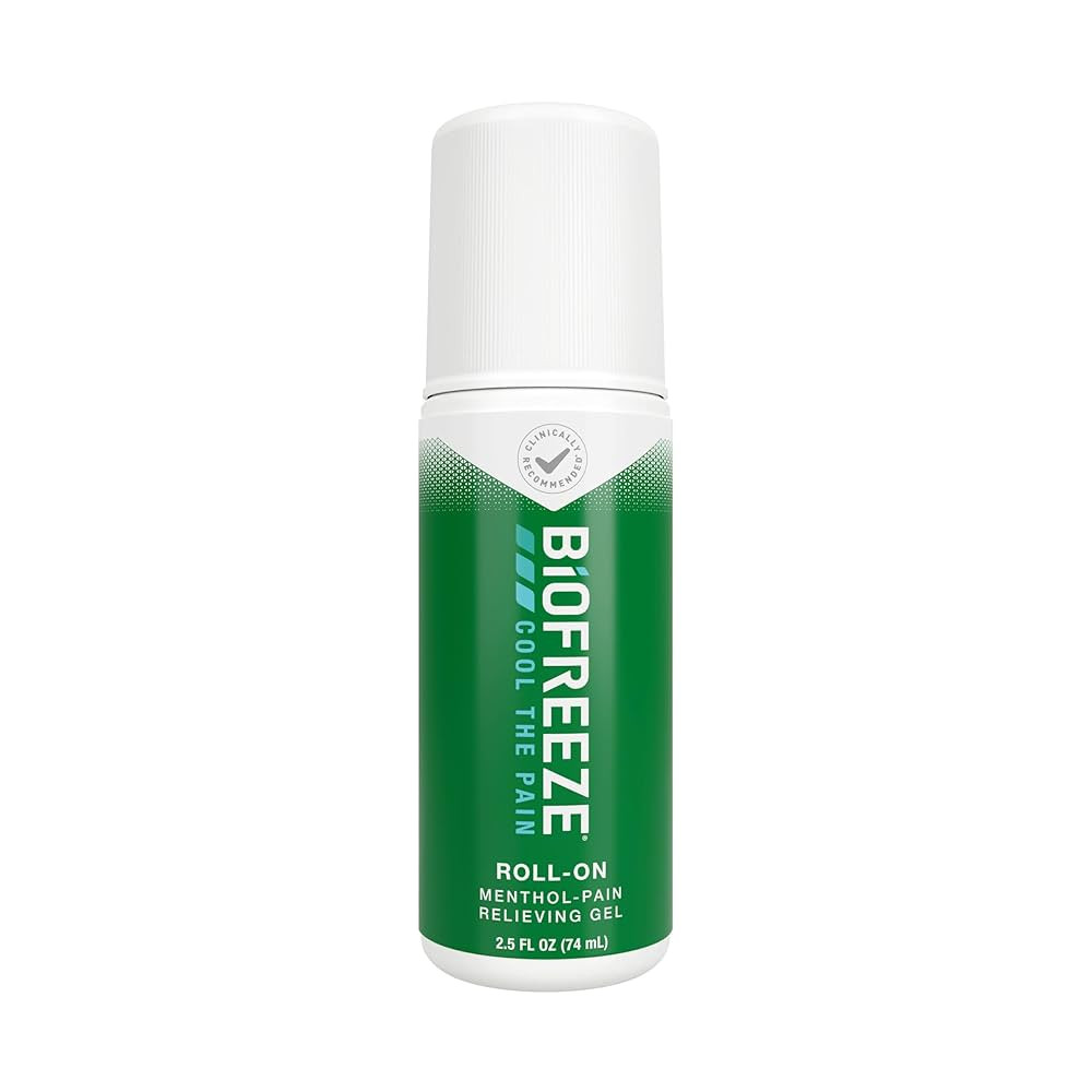 Biofreeze Roll On Pain Relief, Knee & Lower Back Relief, Arthritis Pain Reliever, Sore Muscle Rel... | Amazon (US)