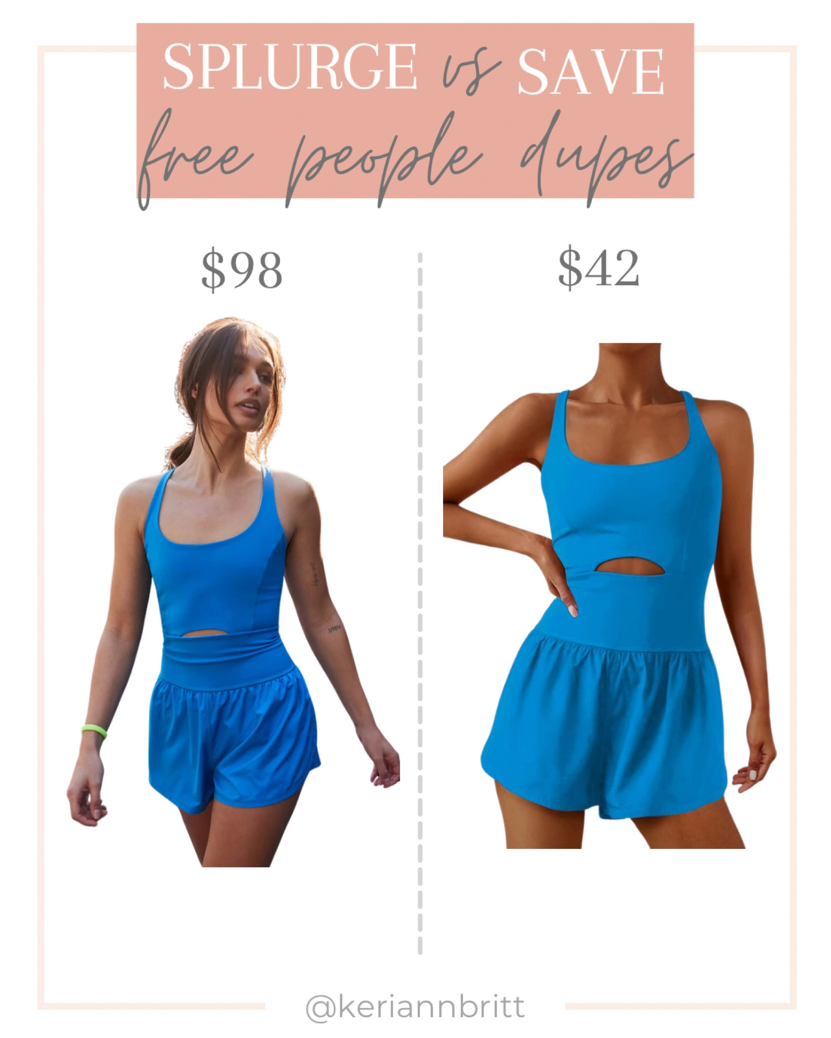 Free People Activewear Romper Dupe

#LTKfitness #LTKstyletip