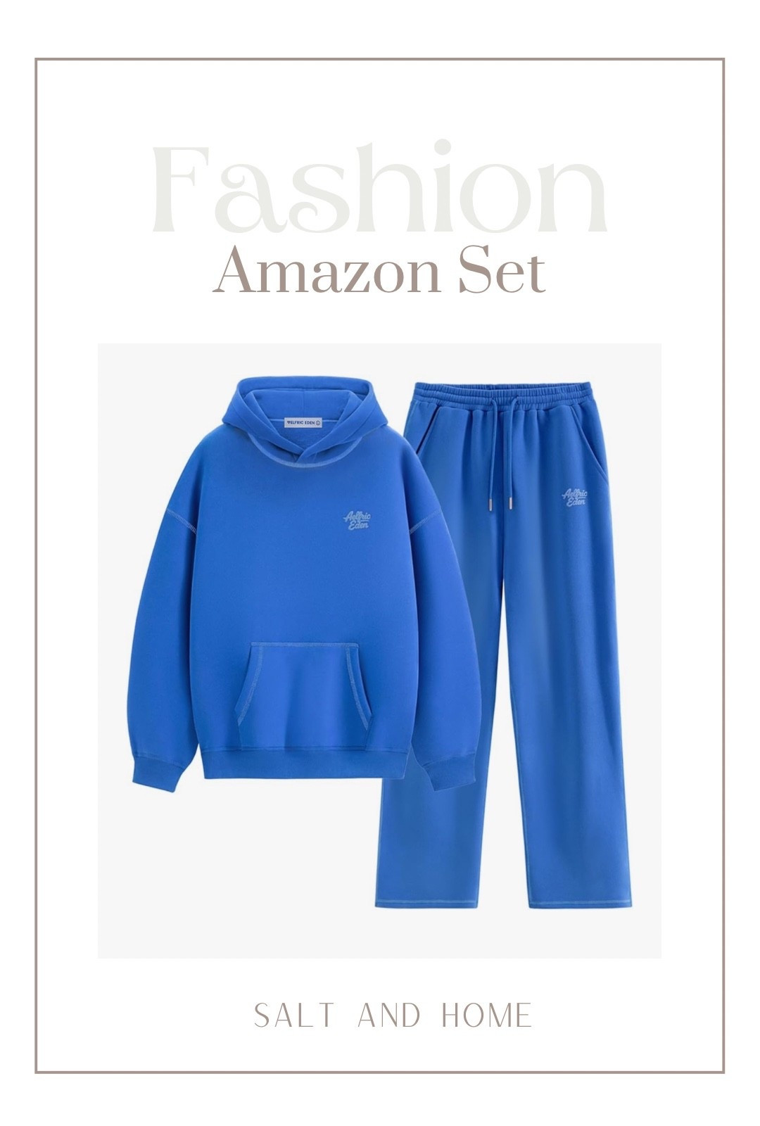 Two piece sweatsuit! 

#LTKmomlife #LTKOver40 #LTKootd