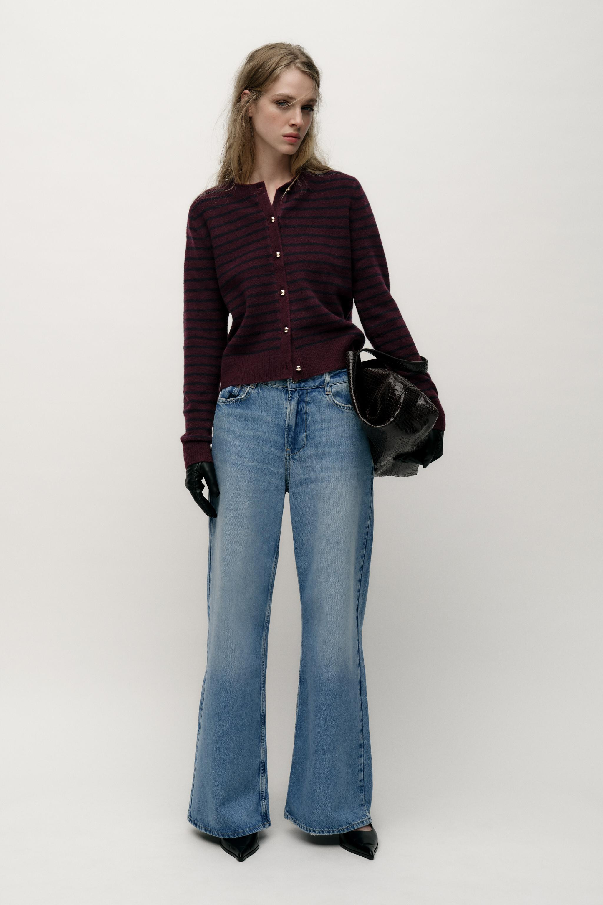 STRIPED KNIT CARDIGAN | Zara US