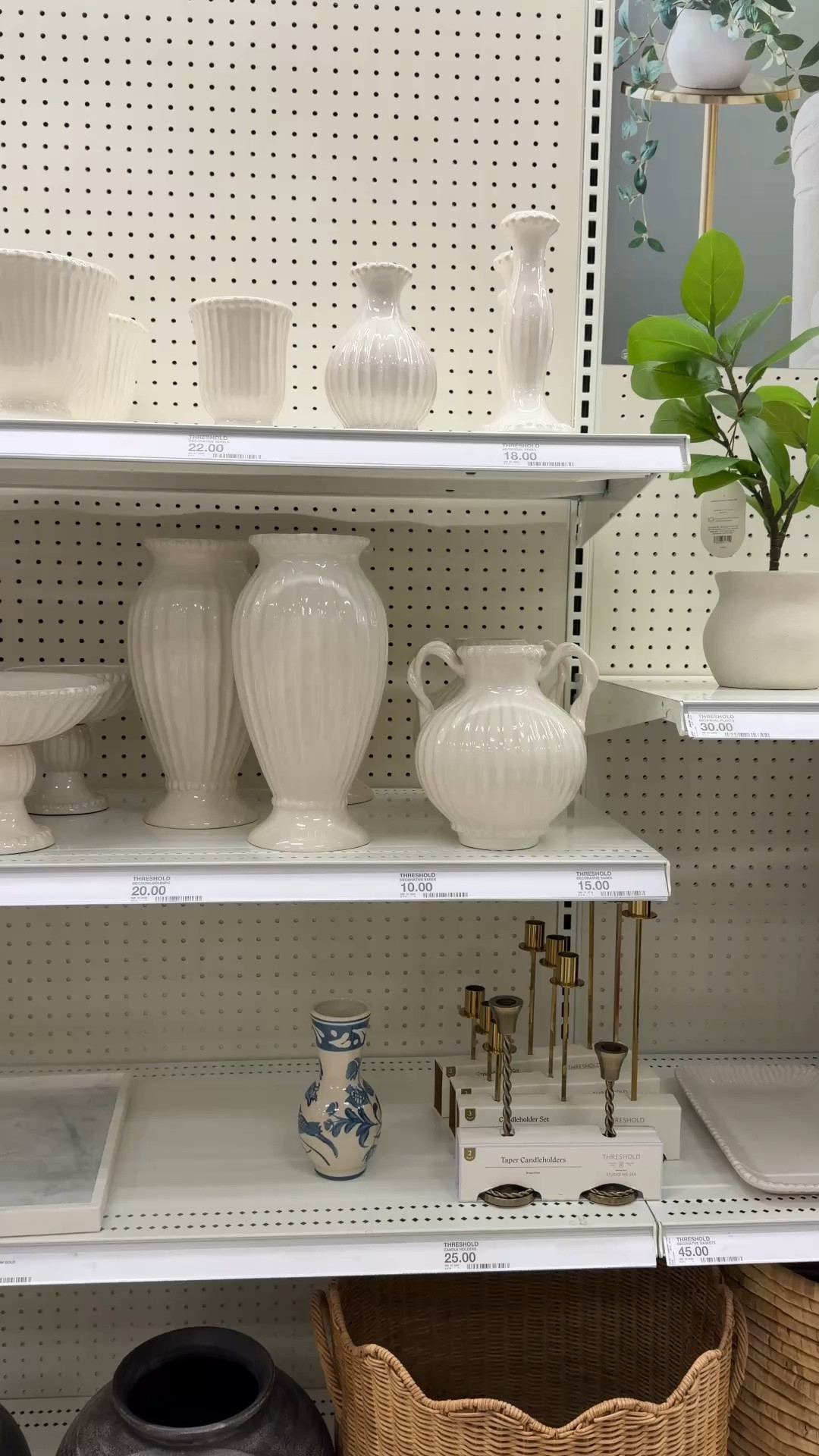 Target has some beautiful vases out right now as well as marble decor pieces. These are easy to move around your home to switch things up from time to time!

#LTKHome