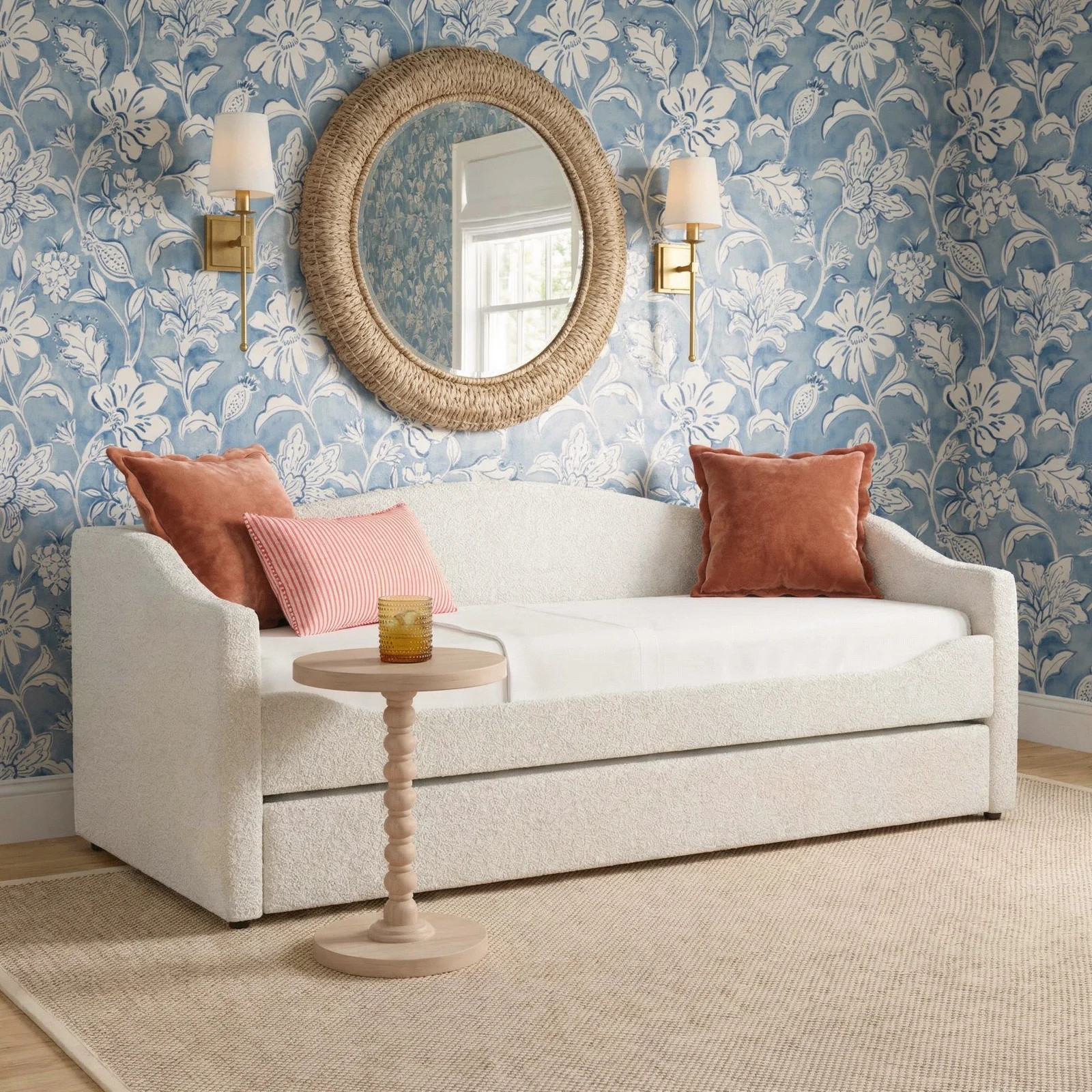 Upholstered Daybed with Trundle - Twin | Birch Lane