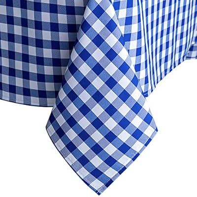Rectangle Checkered Tablecloth,Waterproof Spillproof Plaid Tablecloth,Washable Wipeable Gingham T... | Amazon (US)