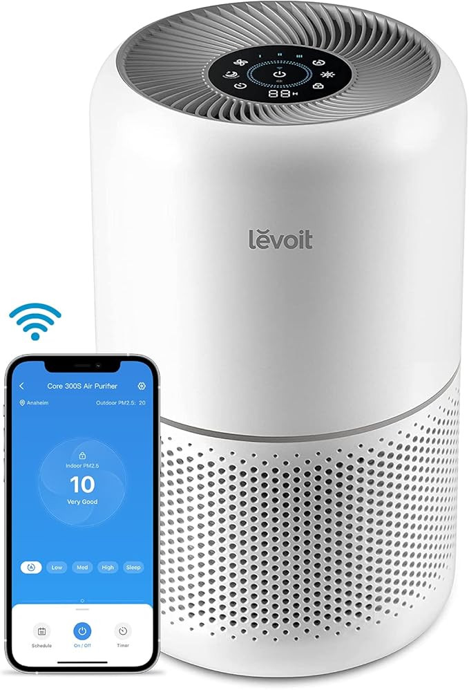 LEVOIT Air Purifiers for Home Bedroom, Smart WiFi, Auto Mode, Covers Up to 1095 Ft² for Home Lar... | Amazon (US)