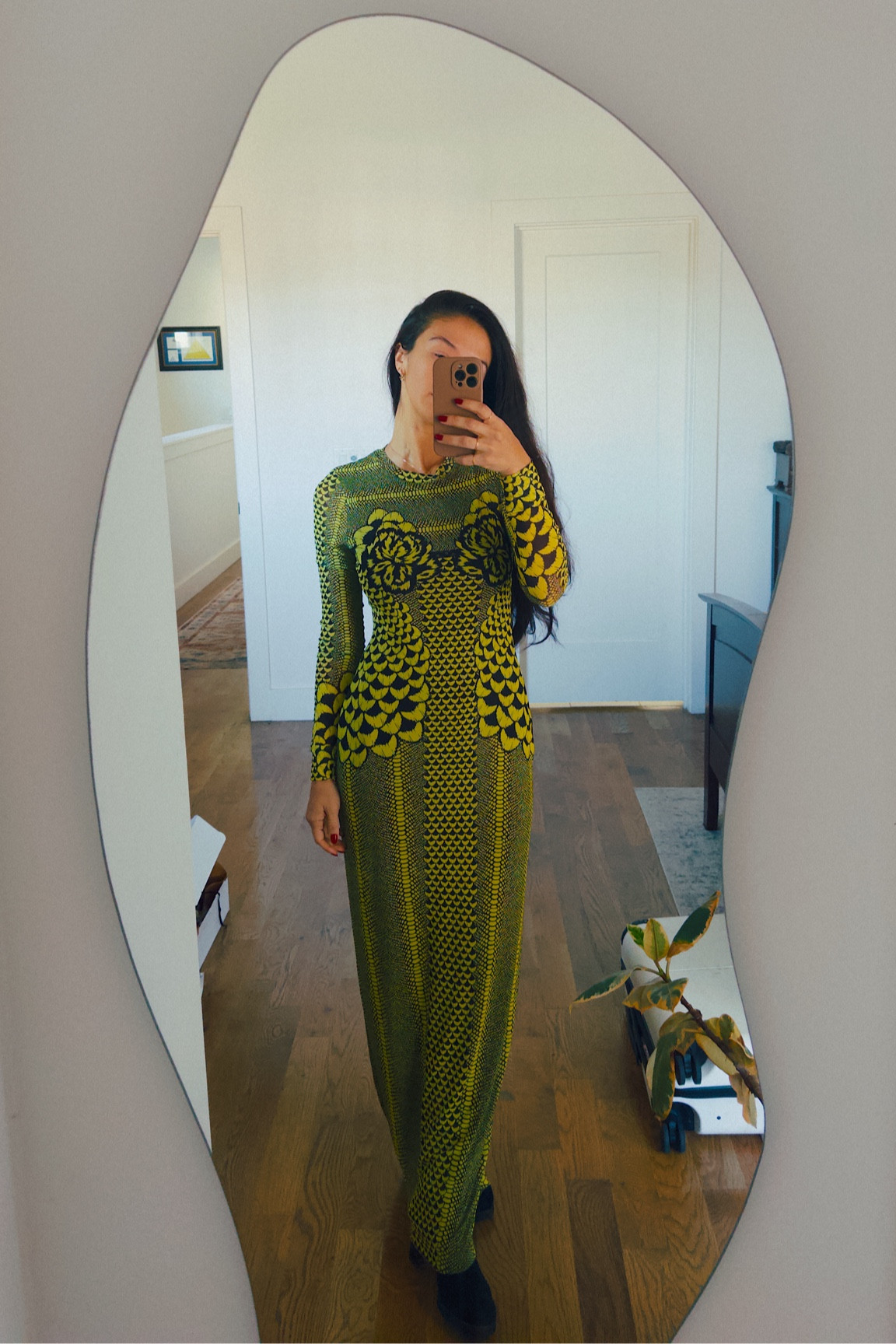 Green & black dress 🐉 wearing size S, currently 25% off 

#LTKStyleTip #LTKFindsUnder100