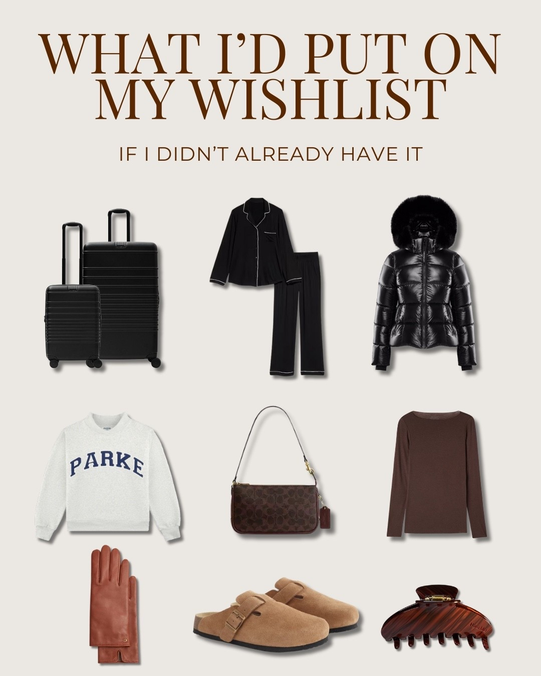 Everything I’d put on my Christmas wishlist if I didn’t have it already! I swear by these items and use them daily. Inspo for gifts for yourself or others!! 

#LTKFindsUnder100 #LTKGiftGuide #LTKHoliday