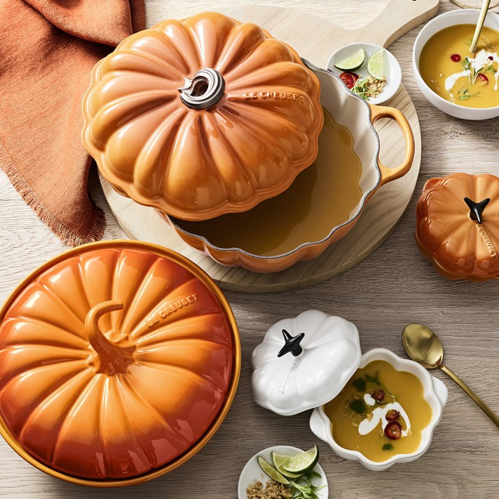 Le Creuset Stoneware Mini Pumpkin Cocotte | Williams-Sonoma