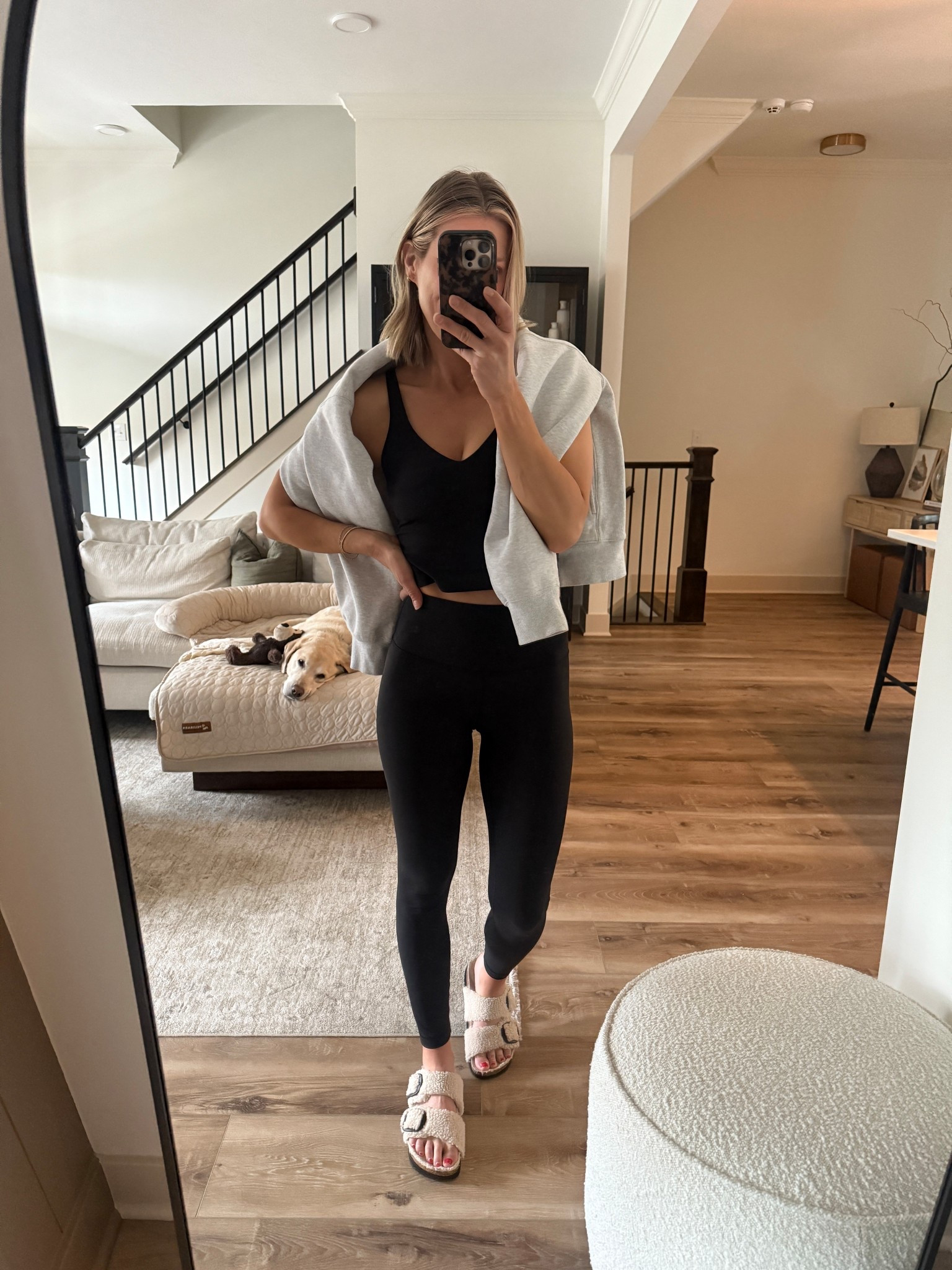 Wearing 4 leggings, 8 tank, small sweatshirt, sandals tts 

#LTKActive #LTKfitnessgoals #LTKOver40