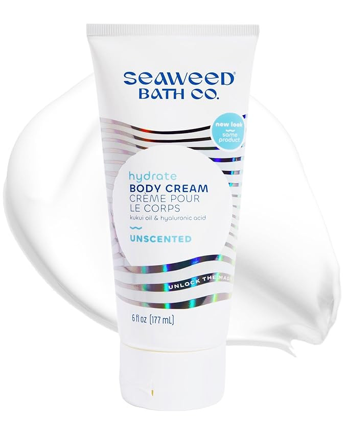 Seaweed Bath Co. Hydrate Body Cream - Unscented | Nourishing Moisturizer for Body and Hands | Wit... | Amazon (US)