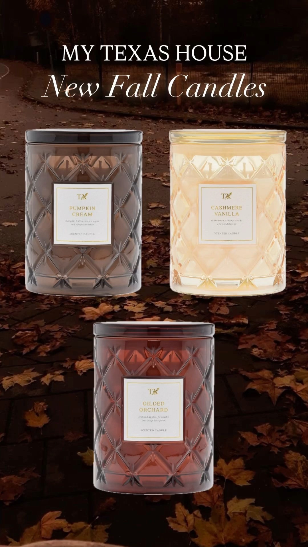 My new fall candles are live! They smell soooo good! I also linked all our candle holders! 