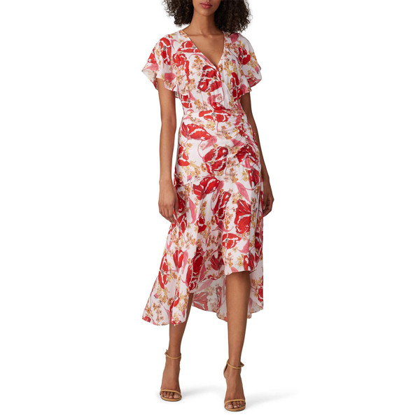 Parker Vivi Dress pink-print | Rent the Runway