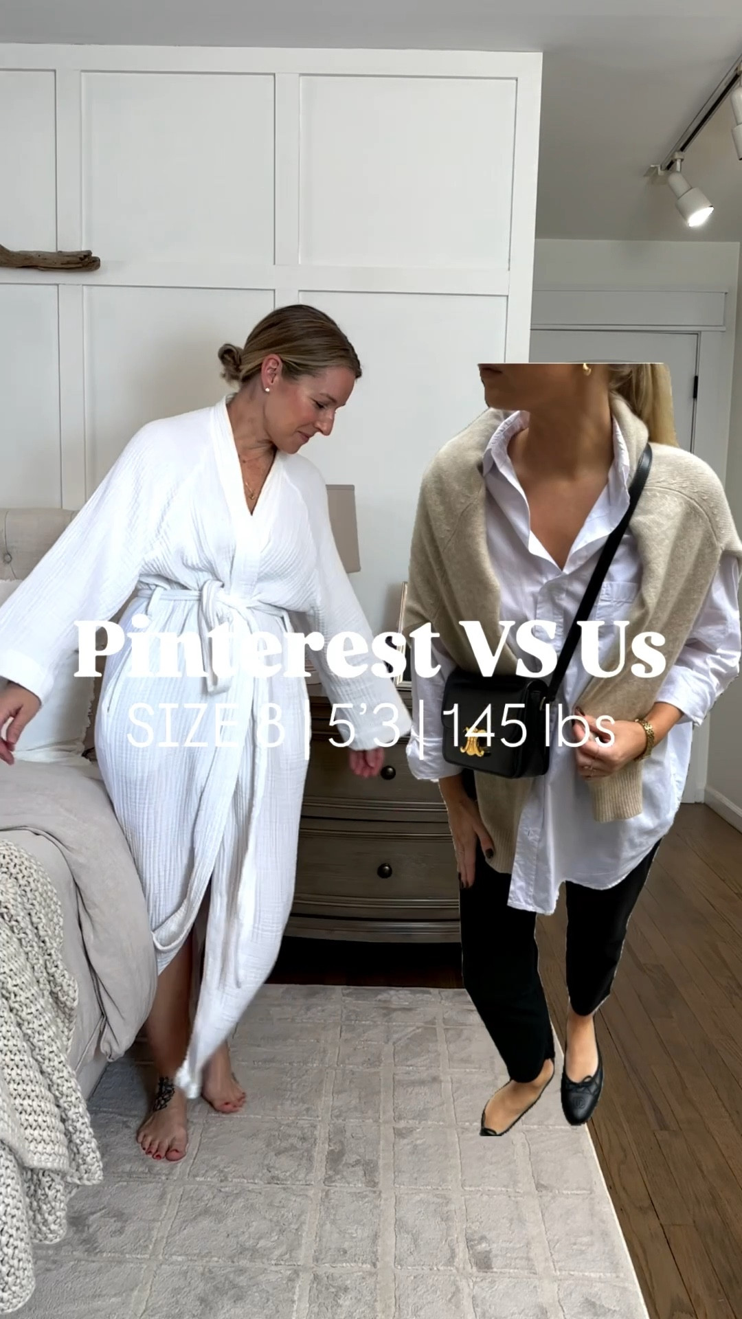 Pinterest vs us! Medium tops and 29 extra short jeans! Make note, while these jeans are very comfortable, they’re a softer denim and do need to be lint rolled sometimes. I love these 100% cotton sweaters bc they’re comfy and breathable and work in the winter but also for windy beach days and boat rides and chilly nights sitting out back! 

#LTKgrwm #LTKootd #LTKMidsize