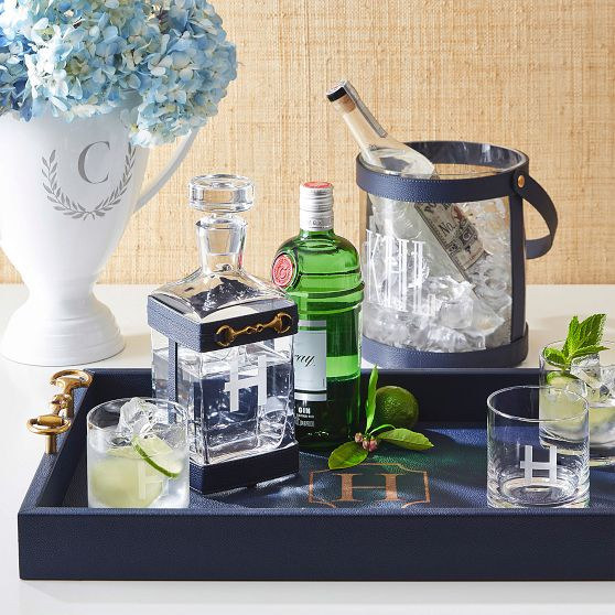 Horsebit Leather Tray | Mark and Graham