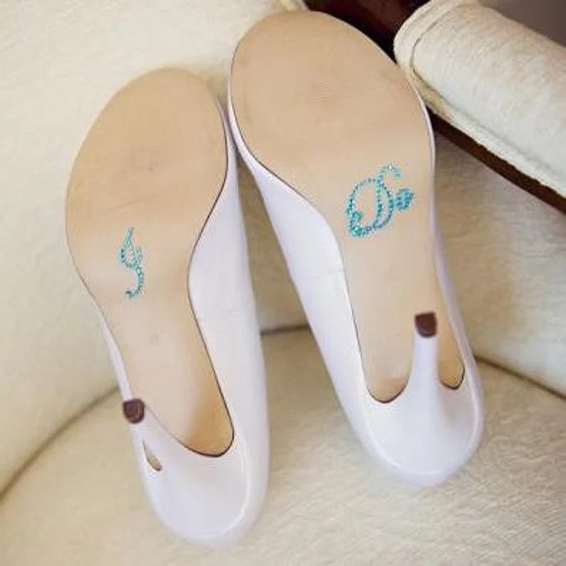 I Do Rhinestone Shoe Stickers - Wedding Photo Op, Something Blue, I Do Rhinestones, Accessory, Br... | Etsy (US)