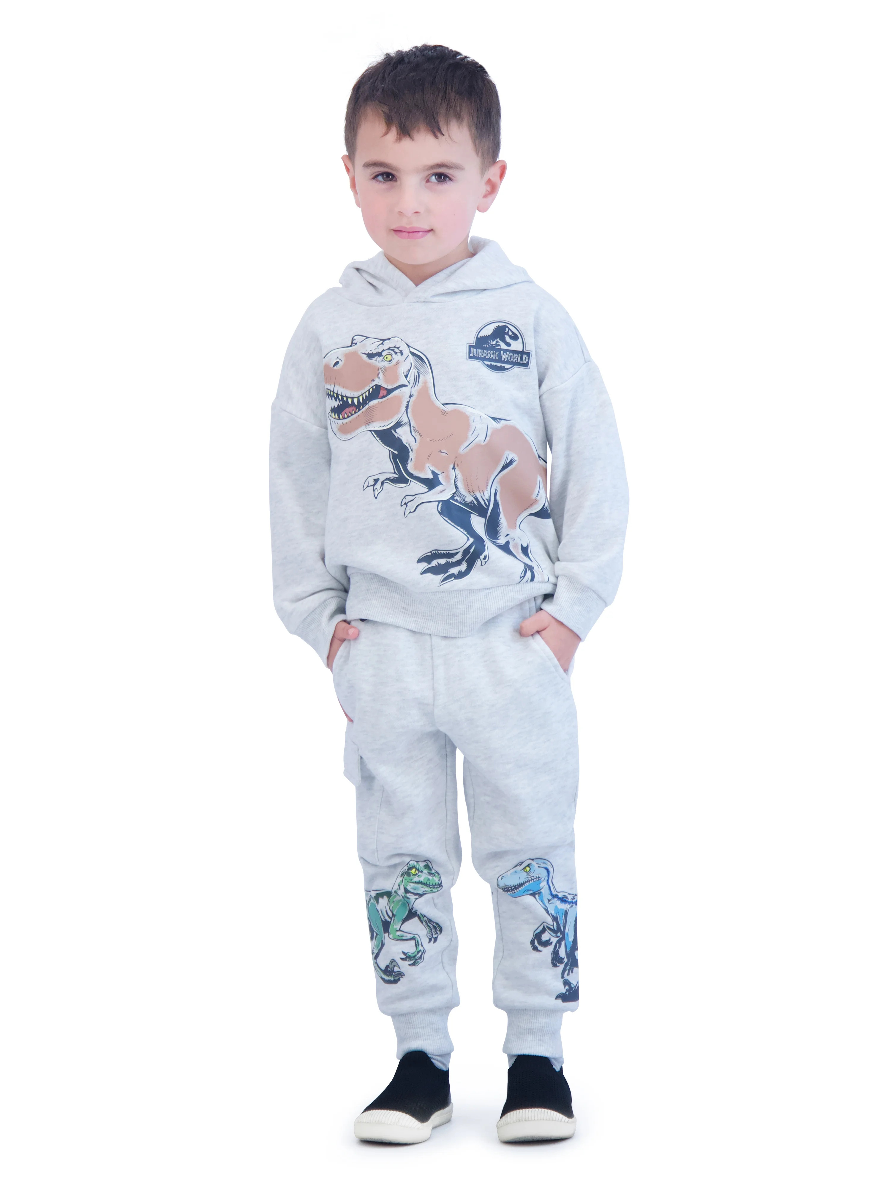 Jurassic World Toddler Boy Hoodie and Joggers Set, Sizes 12M-5T | Walmart (US)