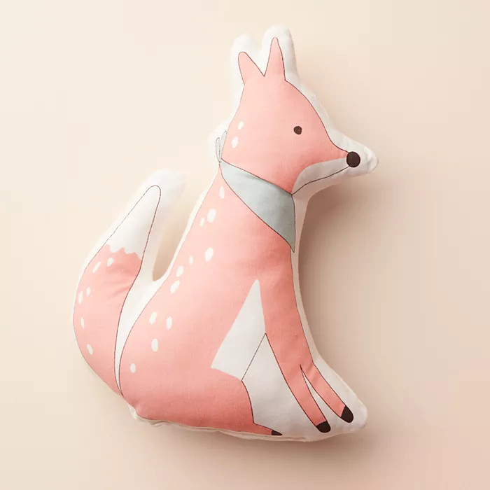 Little Co. by Lauren Conrad Canvas Fox Shaped Pillow | Kohls | Kohl's