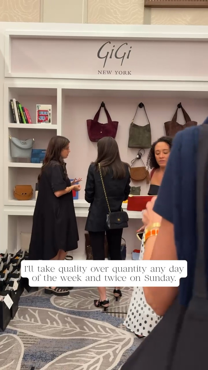 Leather bound coffee table books, high-end planners, zipper pouches and gorgeous handbags - I’ve always loved their quality and have given their books as housewarming gifts several times. I was so happy to see them at LTK Con and meet them in person. ❤️