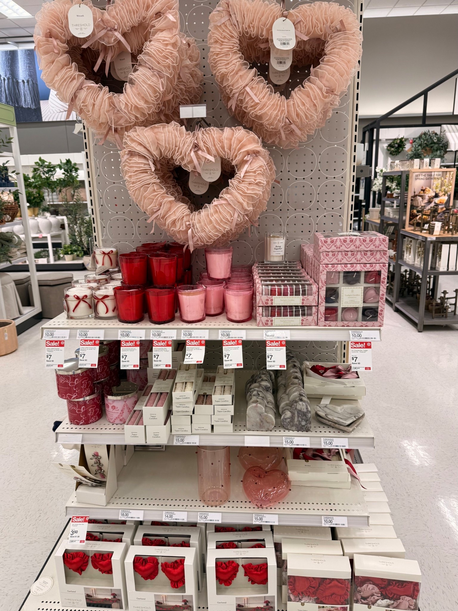 Threshold Valentine candles and wreaths at Target 

#LTKValentine #LTKSeasonal #LTKHome