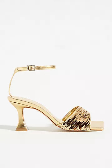 Vicenza Sequin Heels | Anthropologie (US)