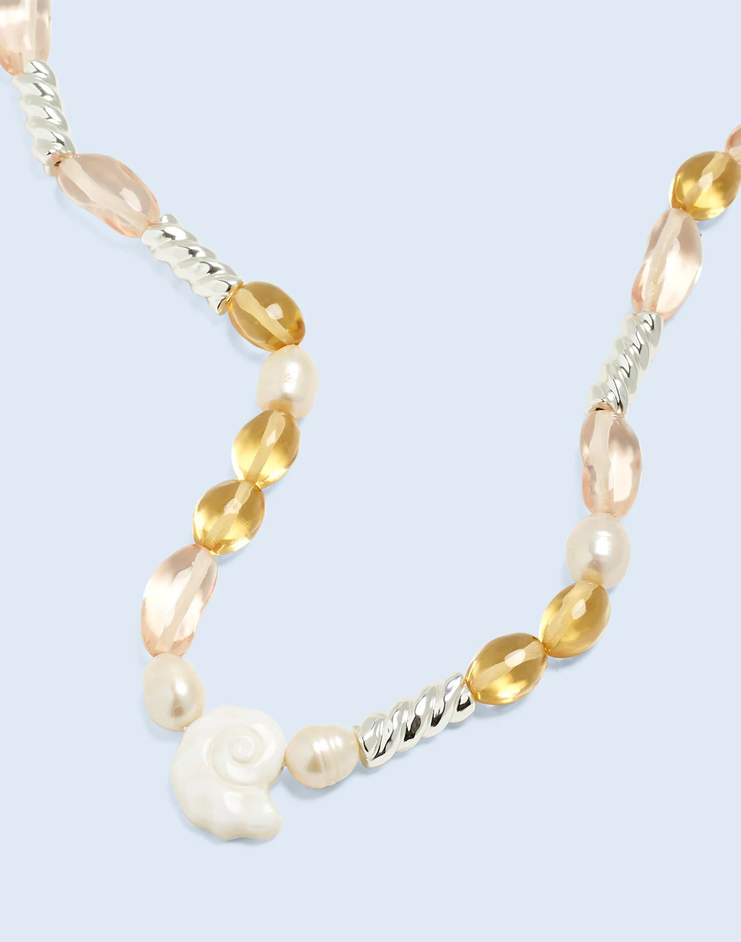 Freshwater Pearl Nautical Beaded Necklace | Madewell