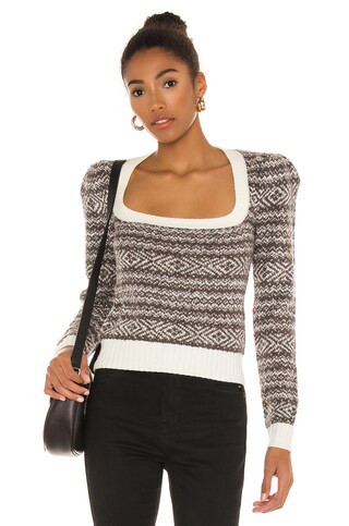 Tularosa Elias Fair Isle Sweater in Multi Fair Isle from Revolve.com | Revolve Clothing (Global)