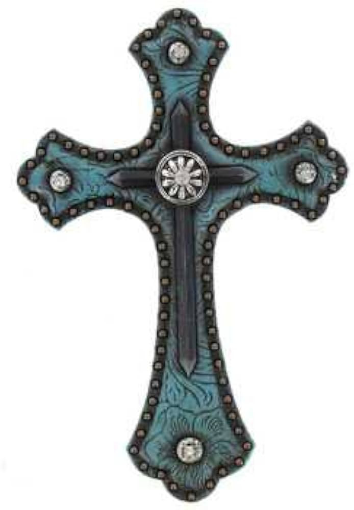 Mardel Western Wall Cross, Turquoise Resin, 8 x 5 inches | Amazon (US)