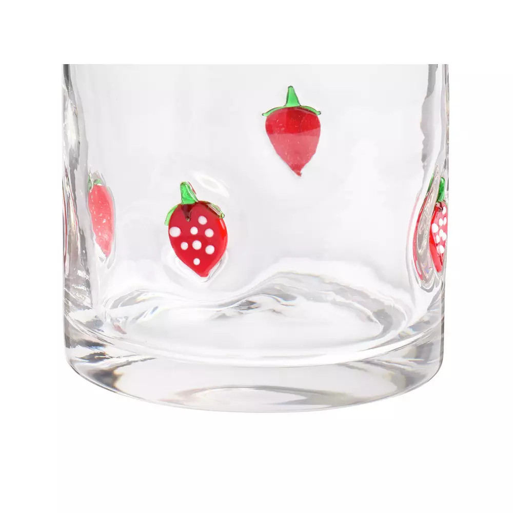 Argos Home Strawberry Glass Tumbler | argos.co.uk