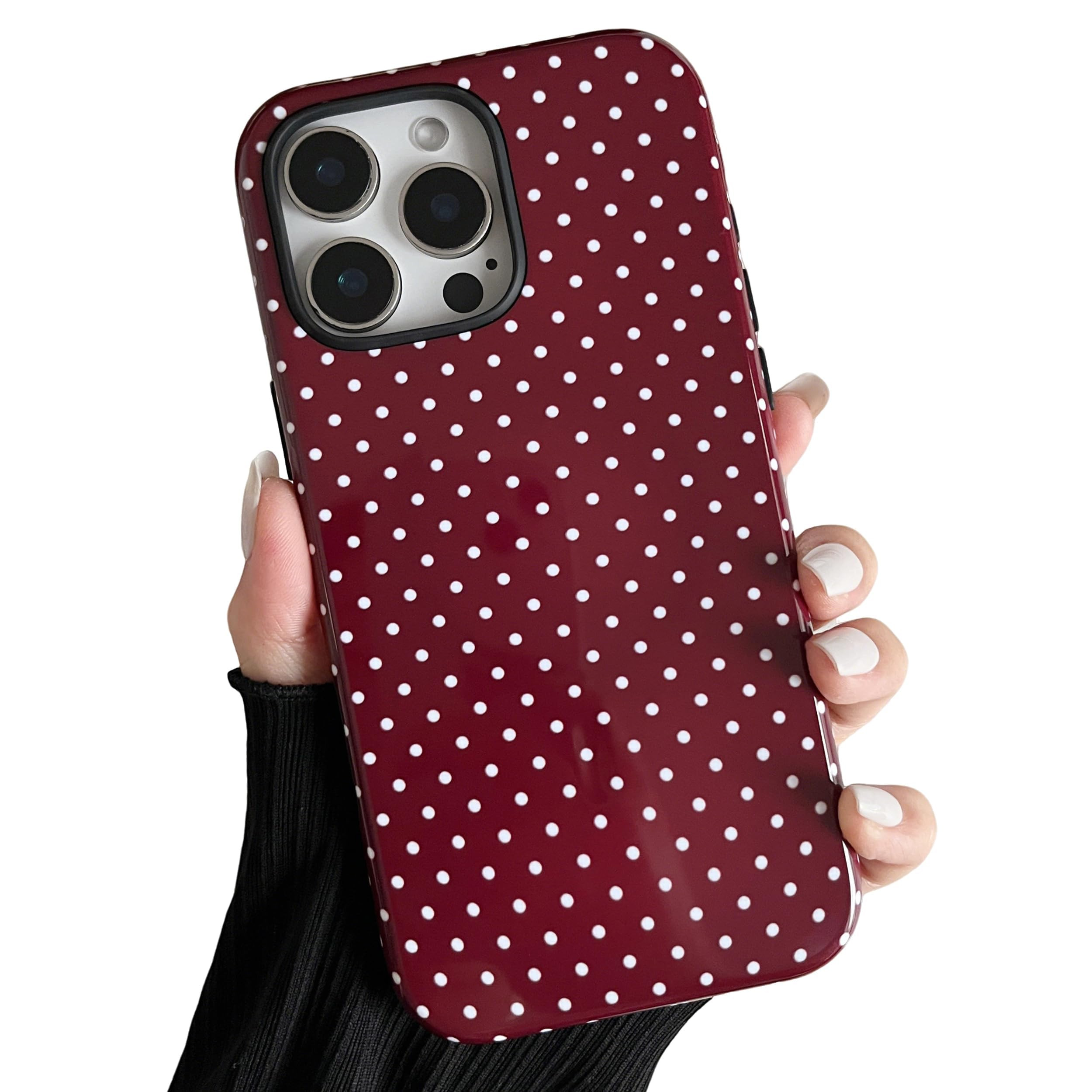 ZTOFERA Magnetic Case for iPhone 16 Pro Max, Polka Dot Phone Case Cute for Girl Women, Compatible... | Amazon (US)