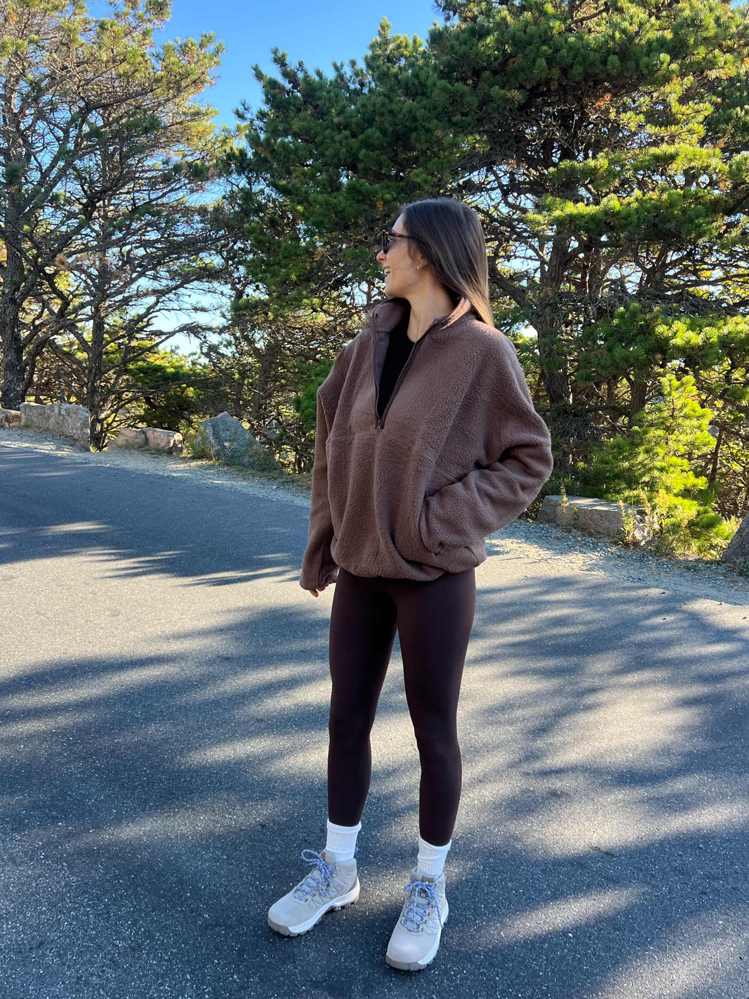 What I wore hiking in Acadia National Park 🏔️🍂

Wearing a Large in the fleece zip up. 


Amazon hiking outfits , what to wear hiking , fall hiking outfits Amazon, Lululemon Amazon dupe , hiking boots , fall hiking outfit 

#LTKActive #LTKTravel #LTKSeasonal