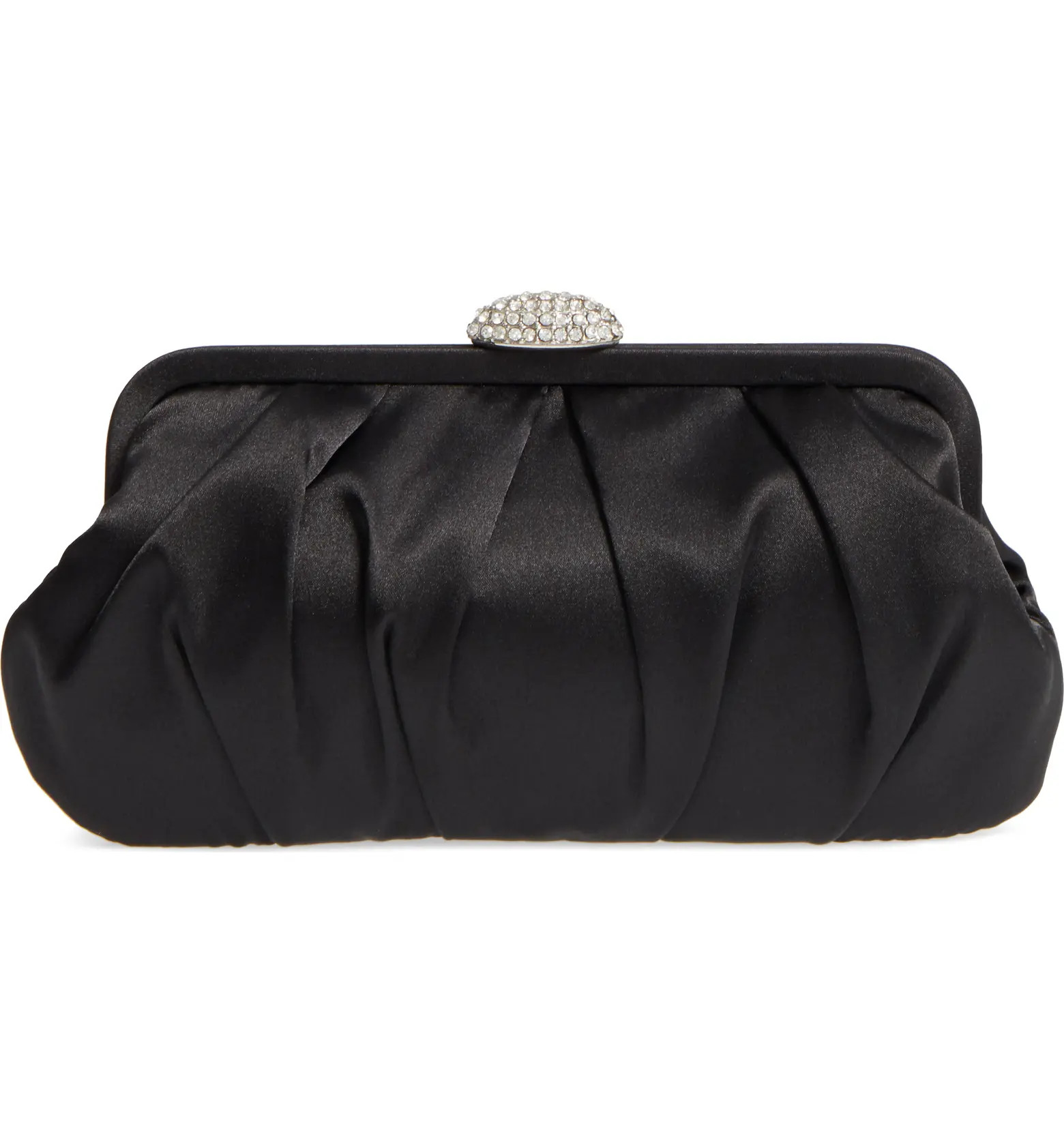 Nina Concord Pleated Satin Frame Clutch | Nordstrom | Nordstrom