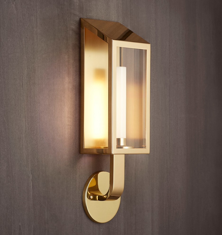 Lombard Lantern Small LED Wall Sconce | Rejuvenation