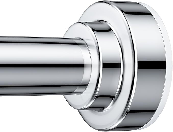 TEECK Shower Curtain Rod, 32-68 inch Adjustable Spring Tension Curtain Rod, Never Rust Anti-Slip ... | Amazon (US)