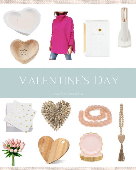 Sharing some fun pieces to get ready for Valentine's Day!
-
valentines day decor, valentines day home decor, pink decor, pink & white decor, heart shaped decor, valentines day top, valentine's day date, valentine's day cards, vday, heart shaped serving board, valentine's day party, paper plates, paper napkins, faux tulips, spring flowers, pink tulips, candles, wine opener

#LTKFind #LTKhome #LTKSeasonal