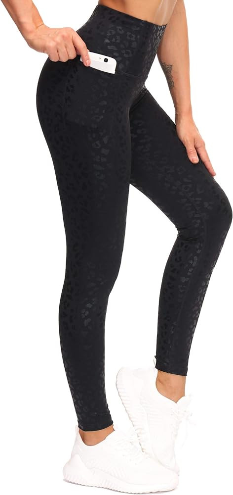 THE GYM PEOPLE Tummy Control Workout Leggings with Pockets High Waist Athletic Yoga Pants for Women  | Amazon (US)