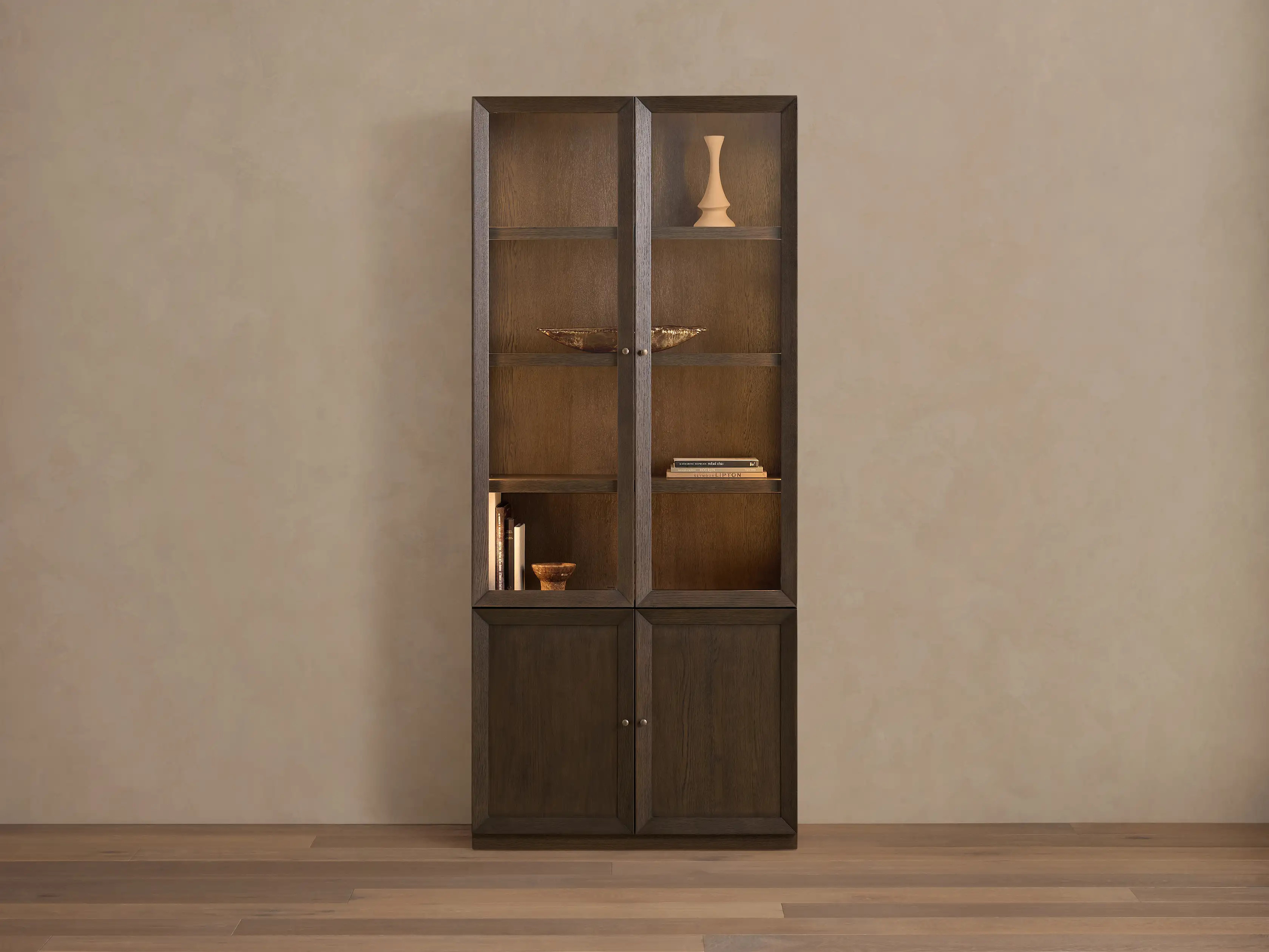 Nason Modular Glass Cabinet | Arhaus
