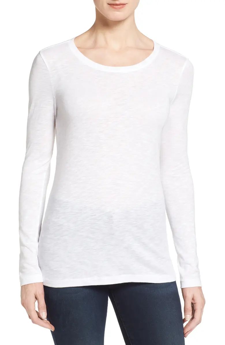 Caslon® Long Sleeve Crewneck T-Shirt | Nordstrom | Nordstrom