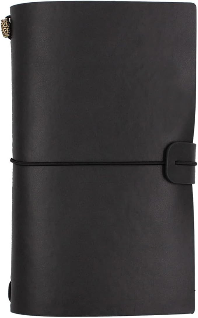 NectaRoy Retro Vintage Refillable Leather Notebook with Lined and Blank Inserts, Travelers Journa... | Amazon (UK)