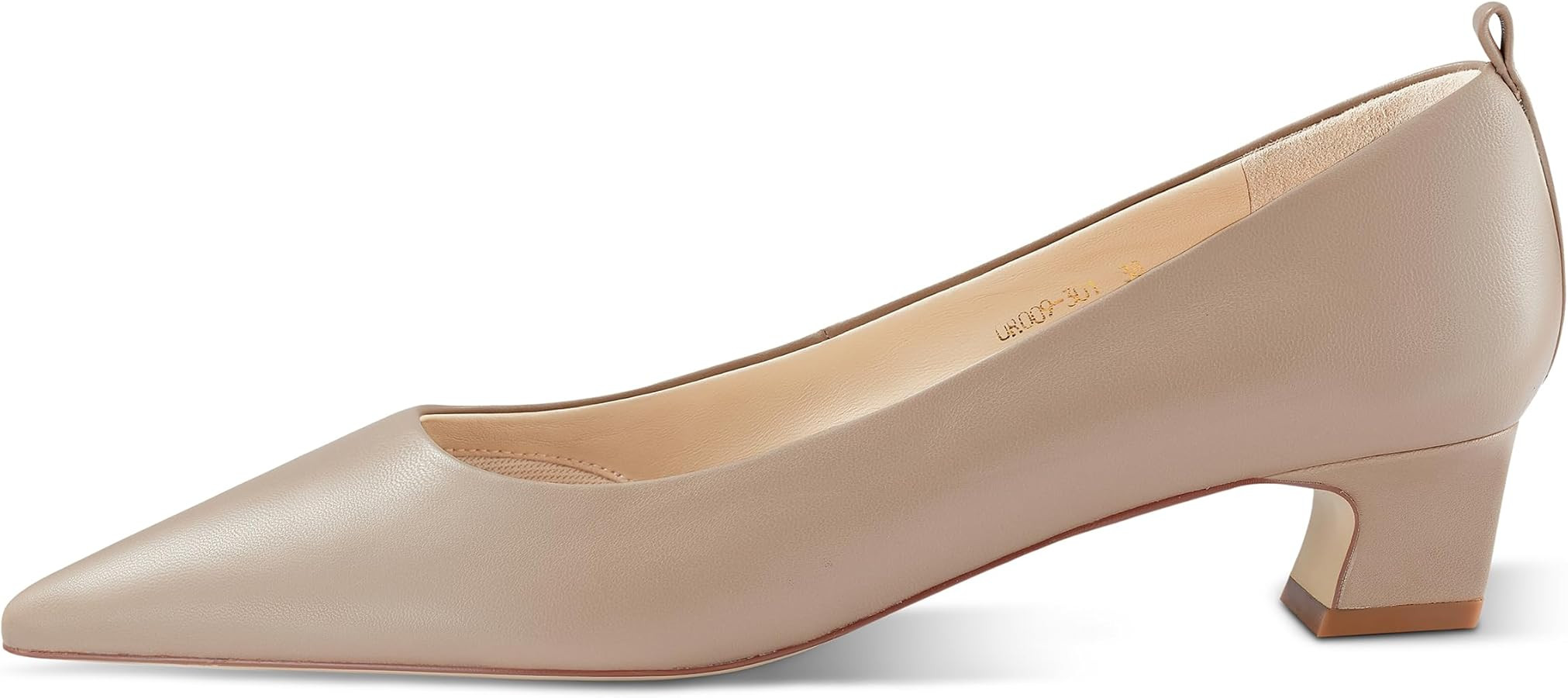 7or9 Block Heels for Women Comfortable Women’s Pumps Breathable Lambskin Heels Closed Toe Black... | Amazon (US)