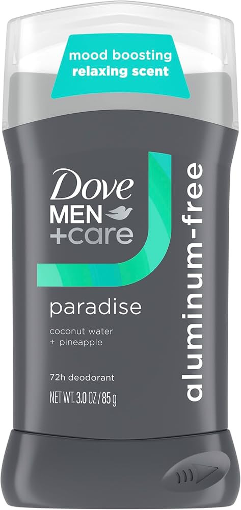 DOVE MEN + CARE Deodorant Stick Paradise Mood Boosting Scent 72h Odor Protection 3 oz | Amazon (US)