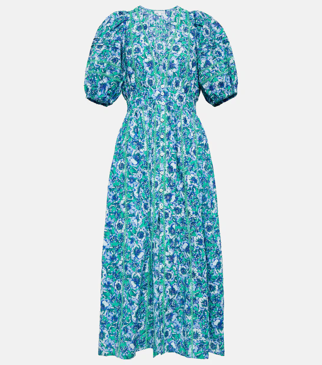 Reine floral cotton midi dress | Mytheresa (US/CA)