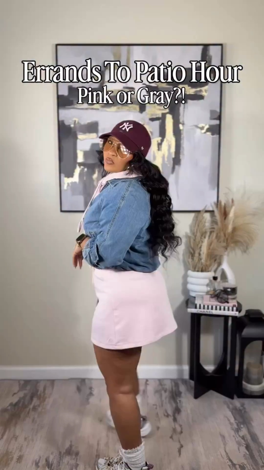 I cannot wait to sit on somebody’s patio in my cute outfits!! These sets are perfect to take you from  morning errands straight into patio hour! Which is your fav? My tts is medium but the small fit me best in these. 
Pink set: Small 
Gray set: Medium 
Denim Jacket: Small


#LTKSeasonal #LTKgrwm #LTKootd